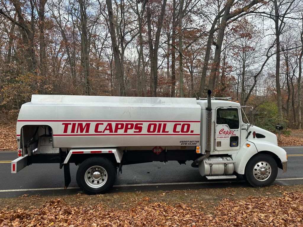 Tim Capps Oil Co. heating oil delivery truck