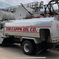 Tim Capps Oil Co. heating oil delivery truck