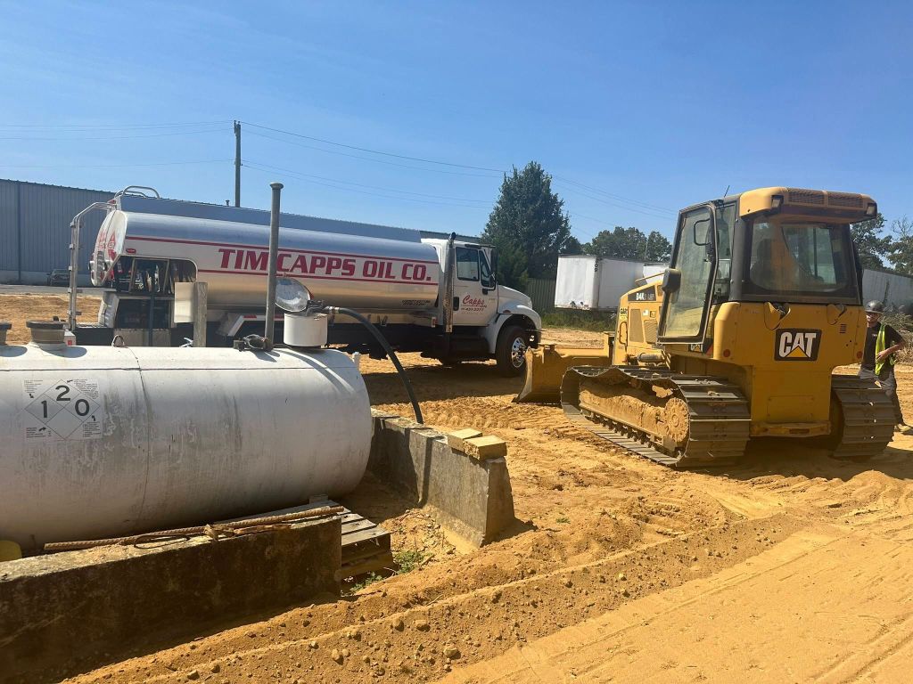 Tim Capps Fuel Oil delivery truck serving Pittsgrove Township NJ